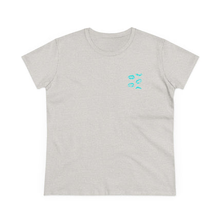 Sandy Toes Salty Kisses Women's Midweight Cotton Tee