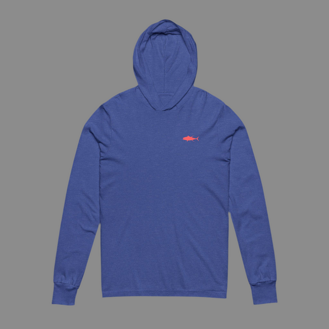 Tuna Inspired Unisex Hooded Long Sleeve Tee