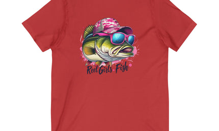 Reel Girls Fish V-Neck Tee