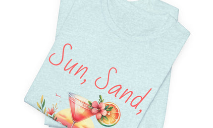 Sun, Sand, & Sips Tropical Tee