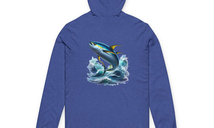 Tuna Inspired Unisex Hooded Long Sleeve Tee