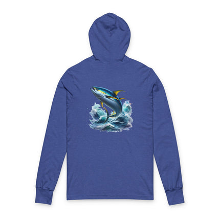 Tuna Inspired Unisex Hooded Long Sleeve Tee