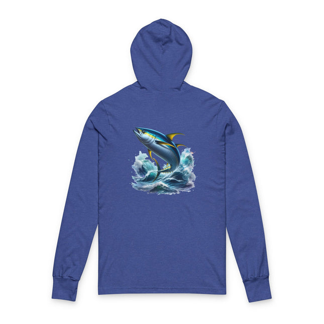 Tuna Inspired Unisex Hooded Long Sleeve Tee