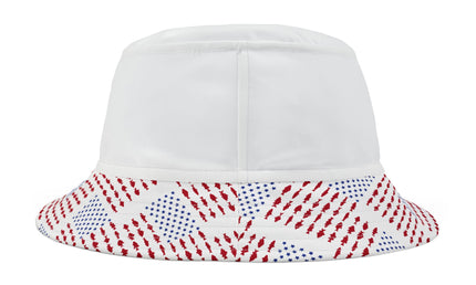 USA Patriotic Fishing Themed Bucket Hat