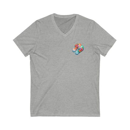 Flip Flop Fiesta V-Neck Tee