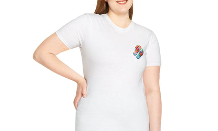Island Life Unisex T-Shirt | Tropical Flip Flop Graphic Tee