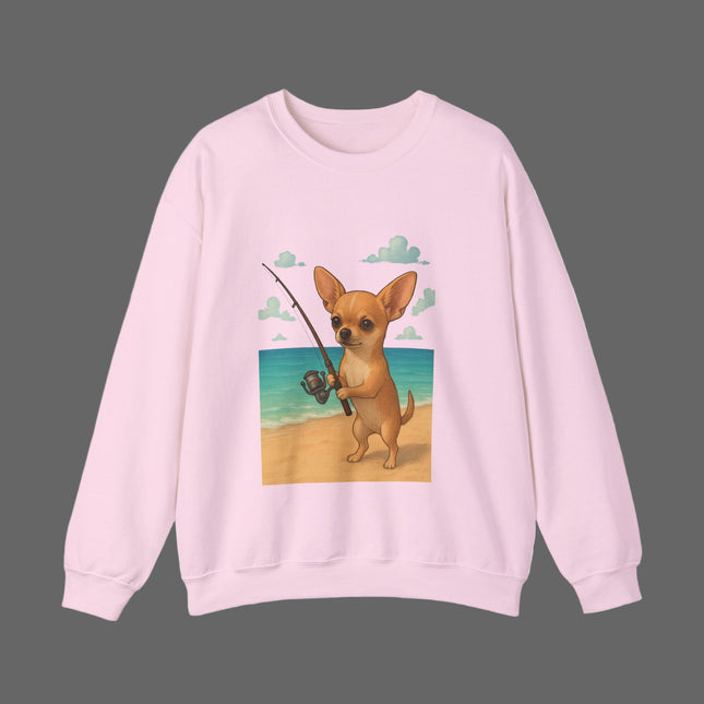 Chihuahua fishing Sweatshirt