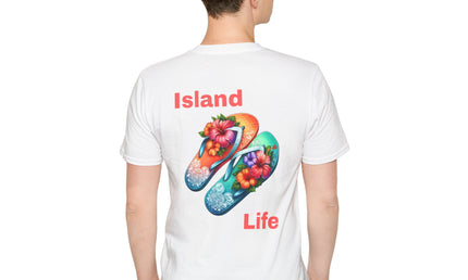 Island Life Flip Flop T-Shirt, Summer Vibes Tee