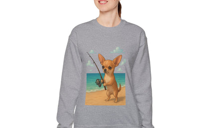 Chihuahua fishing Sweatshirt
