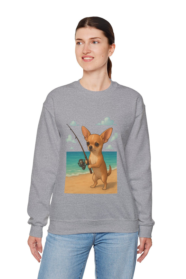 Chihuahua fishing Sweatshirt