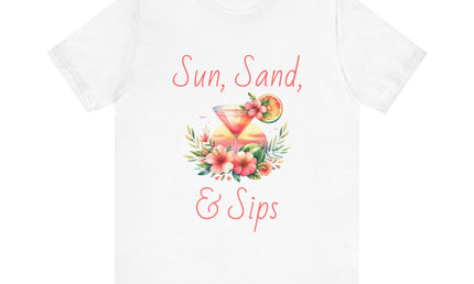 Sun, Sand, & Sips Tropical Tee