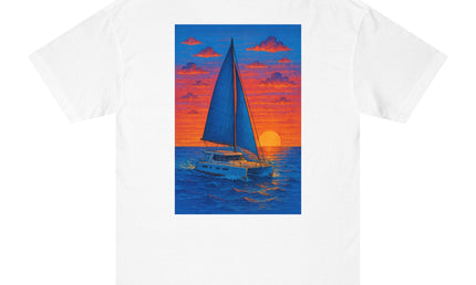 Sailing Sunset Tee, Nautical T-Shirt