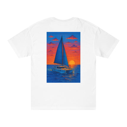 Sailing Sunset Tee, Nautical T-Shirt
