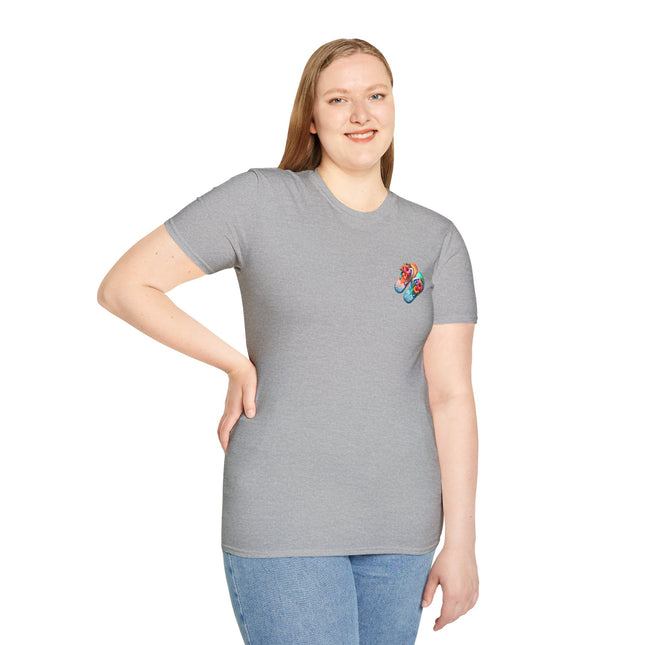 Island Life Unisex T-Shirt | Tropical Flip Flop Graphic Tee