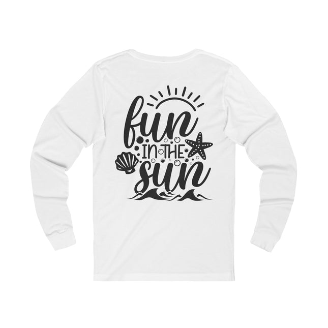 Fun in the Sun Long Sleeve Unisex Tee for Beach Lovers