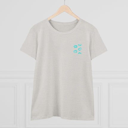Sandy Toes Salty Kisses Women's Midweight Cotton Tee
