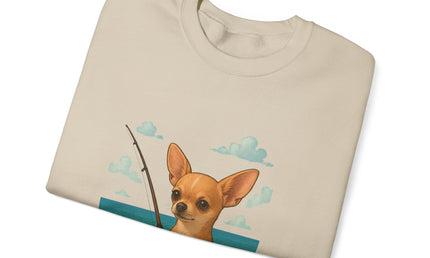 Chihuahua fishing Sweatshirt