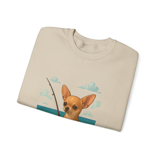 Chihuahua fishing Sweatshirt