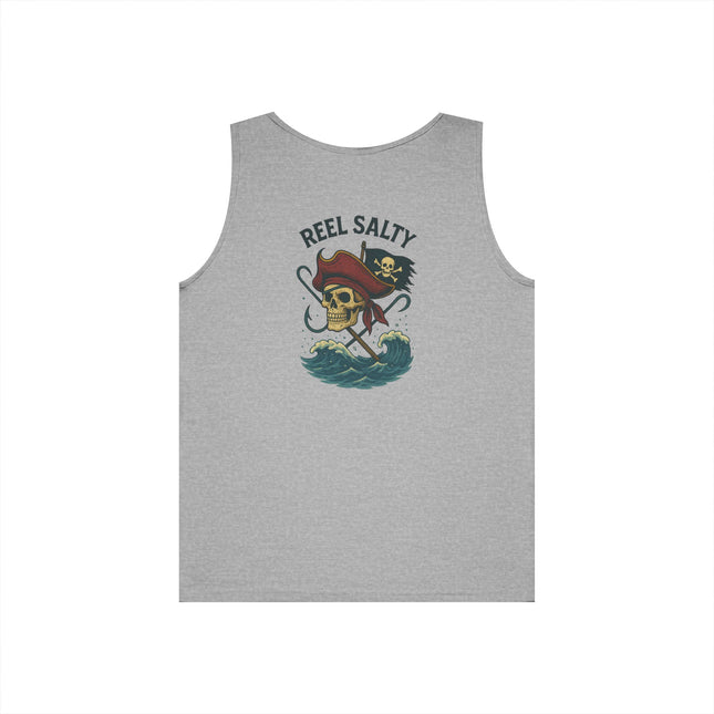 Pirate Reel Salty Fishing Tank Top