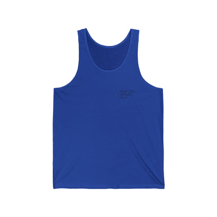 Tuna Fishing Themed Unisex Jersey Tank Top
