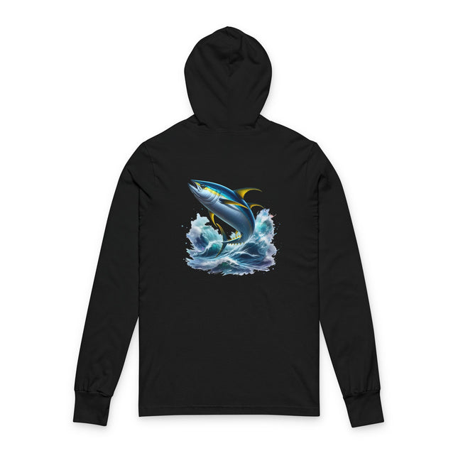 Tuna Inspired Unisex Hooded Long Sleeve Tee