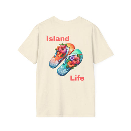 Island Life Flip Flop T-Shirt, Summer Vibes Tee