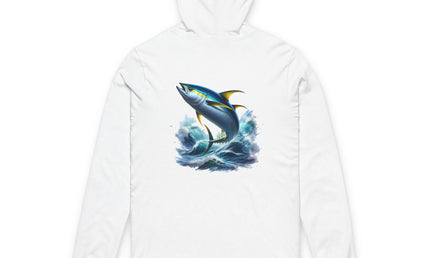 Tuna Inspired Unisex Hooded Long Sleeve Tee