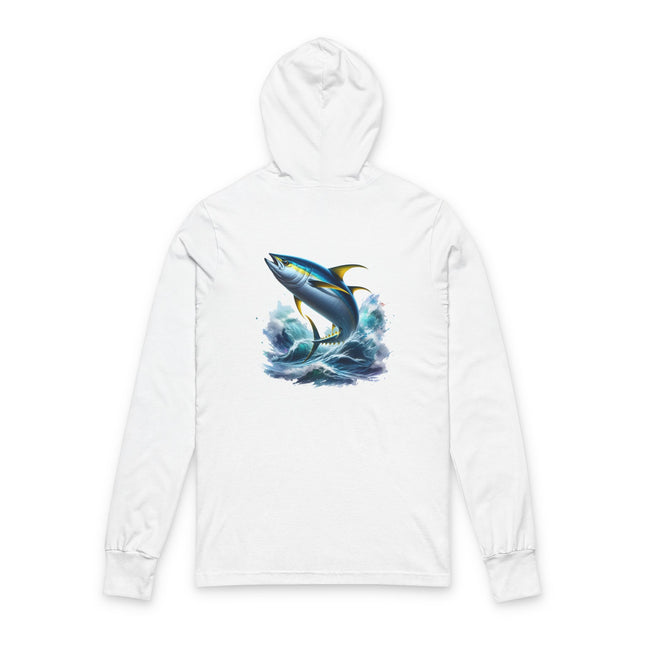 Tuna Inspired Unisex Hooded Long Sleeve Tee
