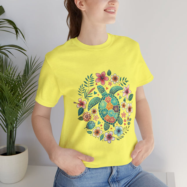 Flowery Turtle Graphic Tee