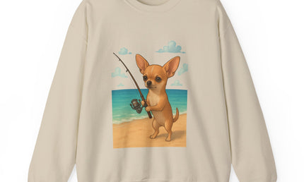 Chihuahua fishing Sweatshirt