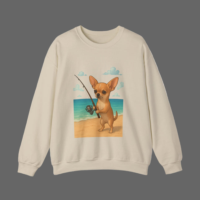 Chihuahua fishing Sweatshirt