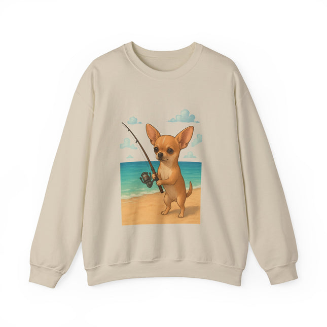 Chihuahua fishing Sweatshirt