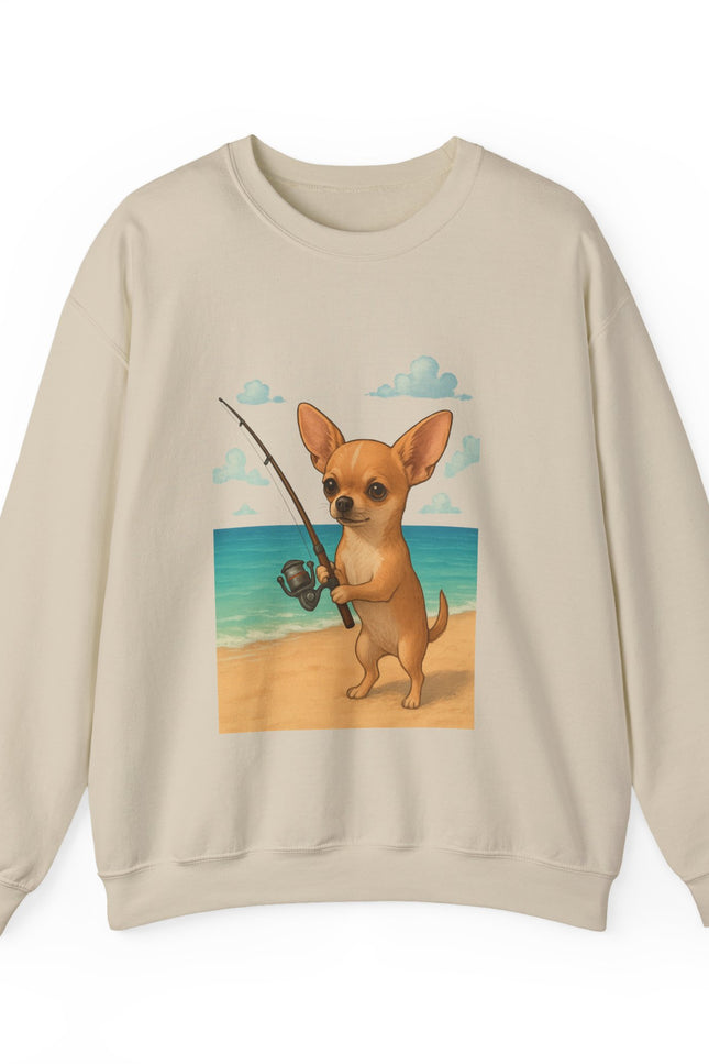 Chihuahua fishing Sweatshirt