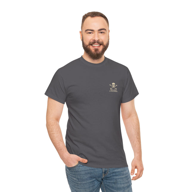 Pirate Themed Unisex Tee: Pillage & Plunder