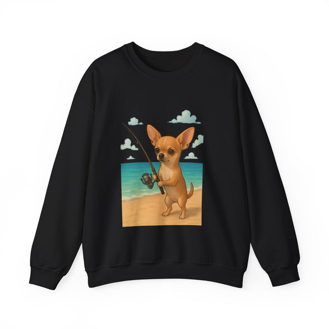 Chihuahua fishing Sweatshirt