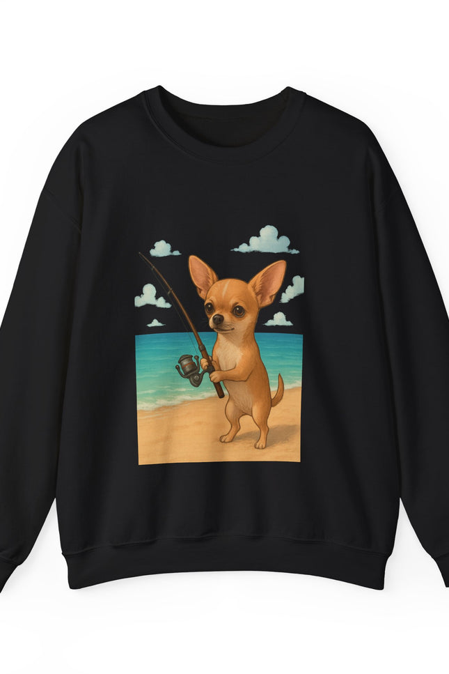 Chihuahua fishing Sweatshirt