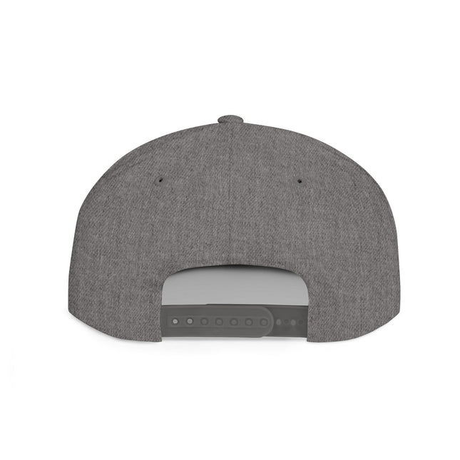 Fish Vibes Flat Bill Snapback Hat with Fish Design