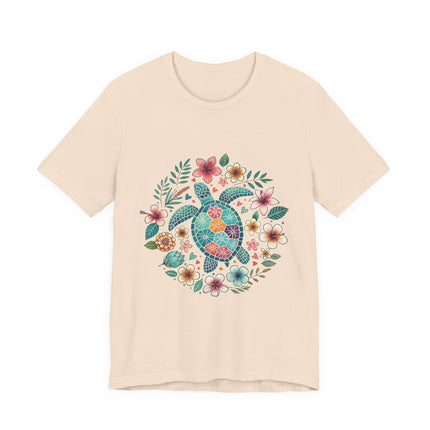 Flowery Turtle Graphic Tee