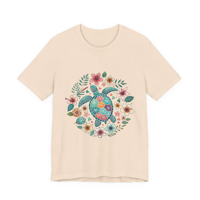 Flowery Turtle Graphic Tee