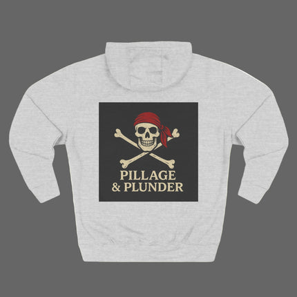 Pirate Pillage & Plunder Fleece Hoodie
