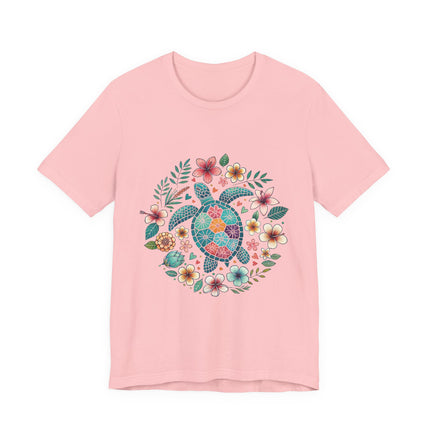 Flowery Turtle Graphic Tee