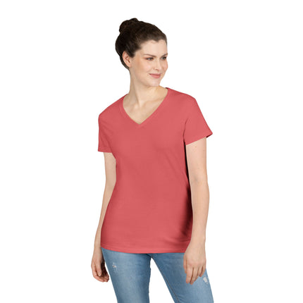 Graphic Marlin Ladies' V-Neck T-Shirt