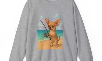 Chihuahua fishing Sweatshirt