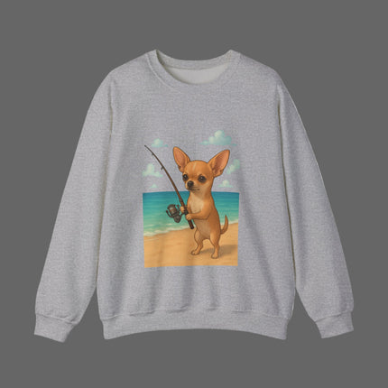 Chihuahua fishing Sweatshirt