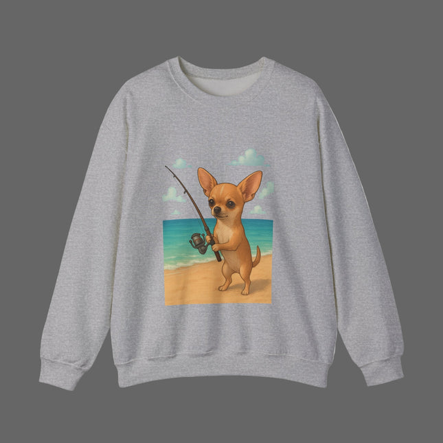 Chihuahua fishing Sweatshirt