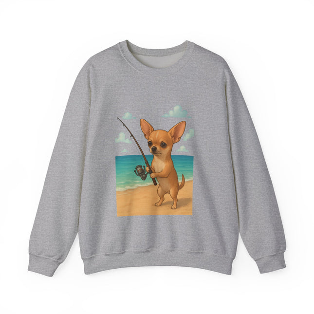 Chihuahua fishing Sweatshirt