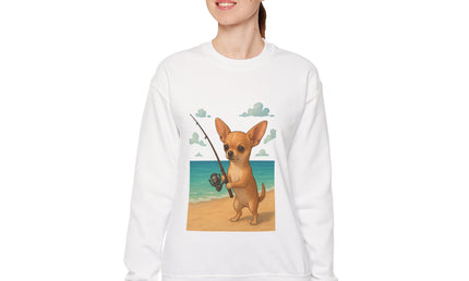 Chihuahua fishing Sweatshirt