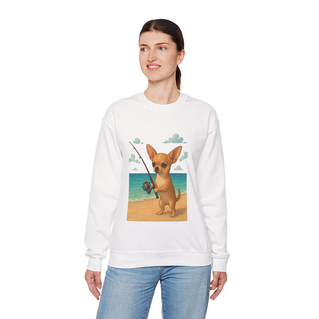 Chihuahua fishing Sweatshirt