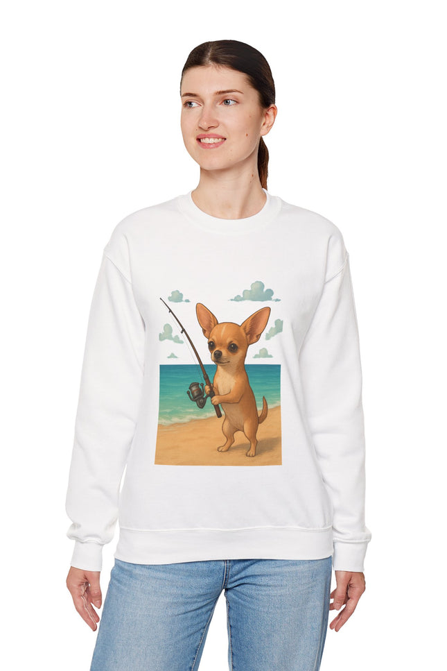 Chihuahua fishing Sweatshirt