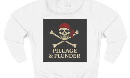 Pirate Pillage & Plunder Fleece Hoodie